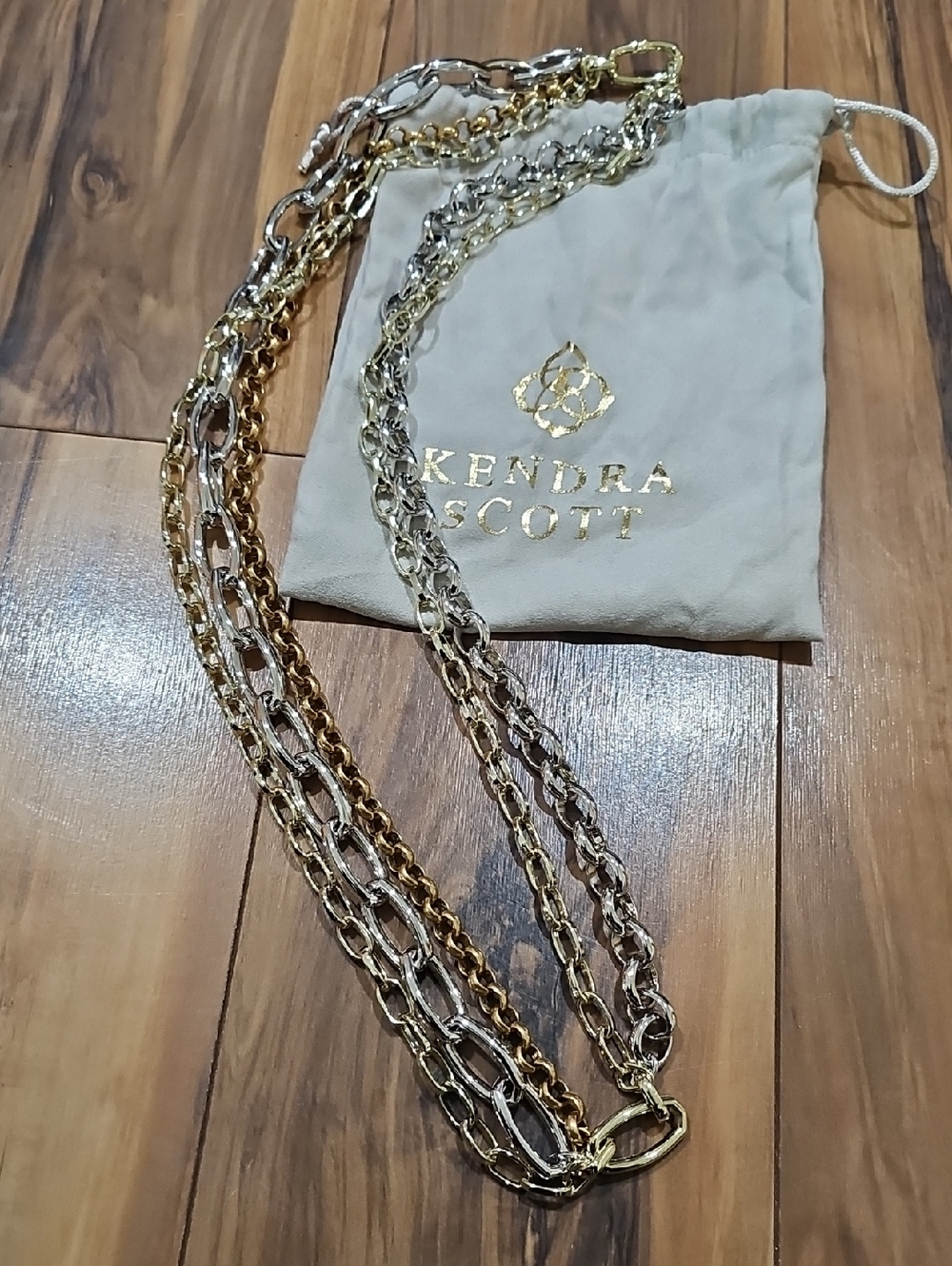 Kendra Scott Ryder Mixed Metal Layered Chain Necklace - Gold & Silver